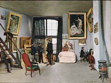 Haga click para ver la imagen ampliada manet19fra l'atelier de bazille rue la condamine 1870.jpg